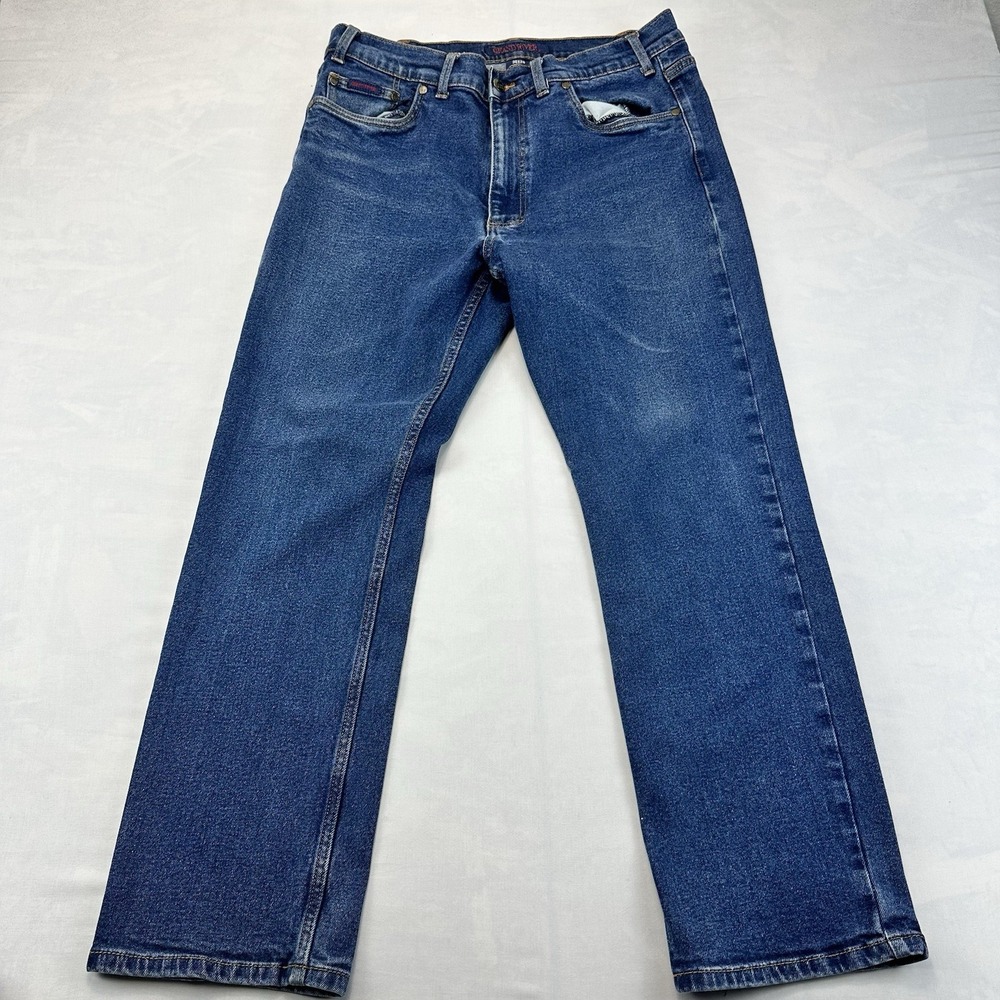 Grand River Men's 36x28 Light Wash Relaxed Fit Bootcut Stretch Jeans